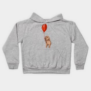 Valentine puppy Kids Hoodie